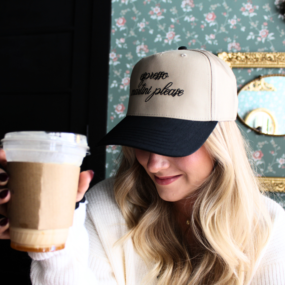 Espresso Martini Please -Embroidered Trucker Hat