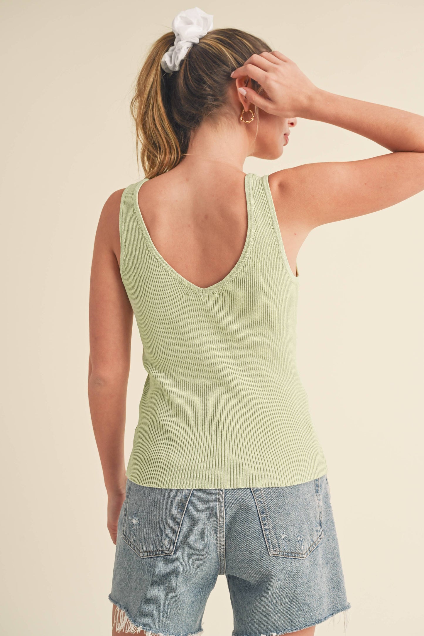 Ribbed Knit Tank Top